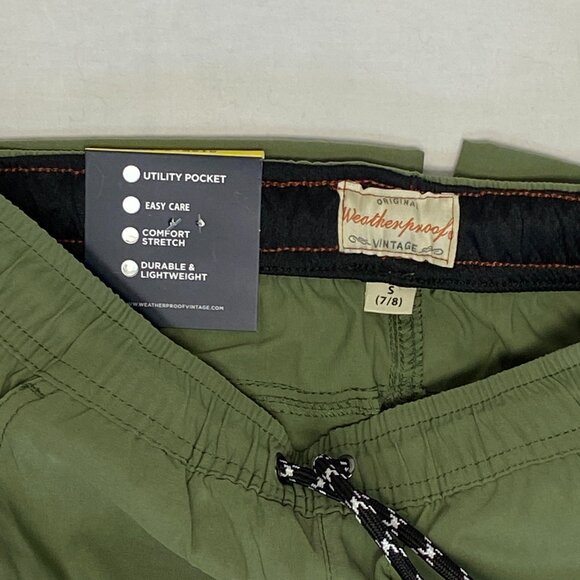 Weatherproof Vintage Utility Tech Cargo Pocket Drawstring Stretch Shorts NWT - Picture 9 of 10